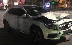 Tông chết 2 người ở hầm Kim Liên, tài xế Mercedes lòng vòng tìm biển bị rơi