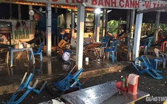 Hơn 10 đối tượng đập phá tài sản, chém chủ quán bị tố "chặt chém"