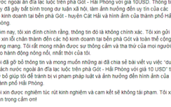 Tung tin "du khách phải trả 10 USD cho đĩa lạc", chủ FB bị xử lý