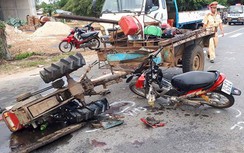 Xe máy "đấu đầu" công nông, 1 người chết, 2 người nguy kịch
