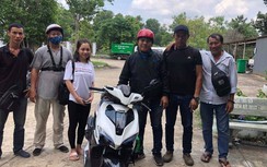 Hiệp sĩ Bình Dương tìm lại xe máy cho cô gái sau vài giờ bị mất trộm