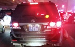 Đình chỉ Thượng sỹ Công an lái xe biển xanh 80A gây tai nạn rồi bỏ chạy