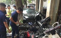 Danh tính tài xế ô tô “điên” càn 6 xe máy biến dạng trên vỉa hè hồ Tây