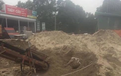 Thi thể trong đống cát ở Hòa Bình là tài xế xe chở cát