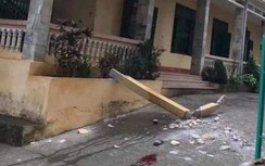 Tin mới vụ cột bê tông trường học rơi trúng đầu, một học sinh tử vong