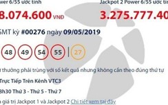 Kết quả xổ số Vietlott 9/5/2019: Số phận hơn 40 tỷ đồng tối nay ra sao?