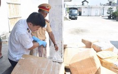 Bắt giữ xe khách vận chuyển 1,6 tấn nội tạng động vật không rõ nguồn gốc