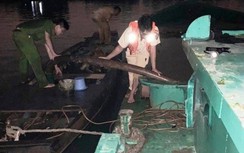 2 "cát tặc" thả vòi bơm hút cát trái phép trên sông Đồng Nai bị tóm