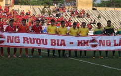 Khi cầu thủ thành đại sứ kêu gọi đã uống rượu bia, không lái xe