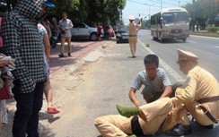 Nam thanh niên vi phạm giao thông đâm trọng thương Thiếu úy CSGT