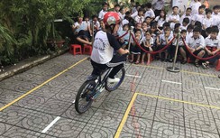 Sôi động buổi tuyên truyền ATGT cho hơn 1.000 học sinh ở TP.HCM