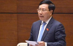 Phó Thủ tướng Phạm Bình Minh lần đầu trả lời chất vấn trước Quốc hội