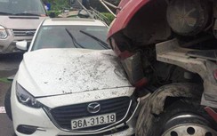 6 xe ô tô tông liên hoàn trên QL1A Thanh Hóa