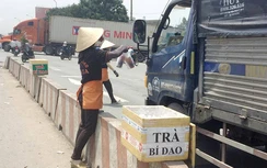 Bát nháo giao thông trên QL1 đoạn qua cầu Đồng Nai