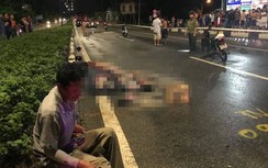 Người tử vong, người văng vào lề đường sau va chạm xe container