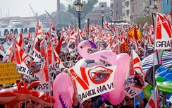 Dân Venice, Italia biểu tình đòi cấm tàu lớn vào thành phố