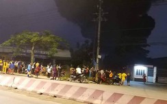 Cháy gần 1.000m2 nhà xưởng sản xuất vỏ đựng cơm hộp, thiệt hại 30 tỷ đồng