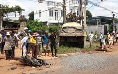 Xe ben tông xe máy, một người tử vong