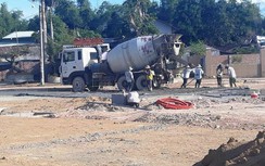 Khu dân cư xen kẽ QL1 ở Bình Định vẫn lén lút thi công bất chấp lệnh cấm
