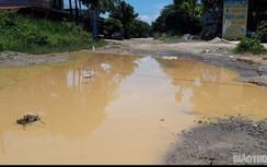 Chùm ảnh: "Bẫy" giao thông trên Tỉnh lộ 438B qua Hoà Bình