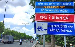 Nhiều địa phương ủng hộ cắm biển báo “lạ” cảnh báo TNGT