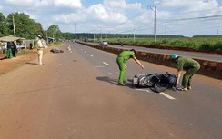 Hai xe máy "đấu đầu", 1 người chết, 1 người trọng thương