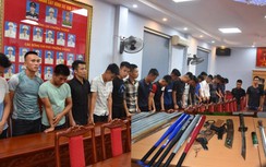 Bắt giữ 21 đối tượng dùng súng, dao kiếm đi giải quyết mâu thuẫn