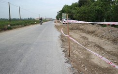 Sau phản ánh của Báo Giao thông, nhà thầu căng dây đảm bảo ATGT