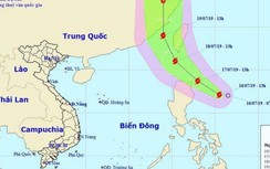 Áp thấp nhiệt đới mạnh lên thành bão Danas, giật cấp 10