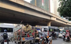 Hà Nội: Phần lớn lái xe ba bánh tự chế chở hàng là thương binh giả