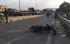 Va chạm với xe buýt, nam thanh niên tử vong trên cầu vượt Sóng Thần