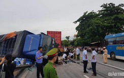 Hiện trường vụ tai nạn thảm khốc 5 người chết ở Hải Dương