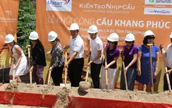 Khởi công cầu dây văng Khang Phúc bắc qua nhánh sông Tiền