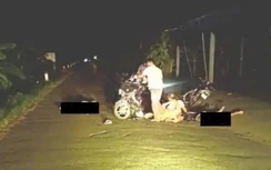 2 xe máy đấu đầu ở Hải Dương, 2 người chết, 2 người bị thương