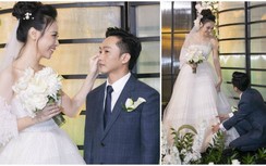 Đàm Thu Trang "hứa" sẽ thật hạnh phúc sau đám cưới với Cường Đô La