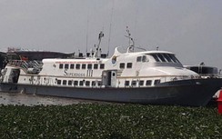 Tàu cao tốc Superdong III bốc cháy trong đêm tại cảng Rạch Giá