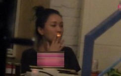 "Hoàng Dung" Châu Tấn gây thất vọng với hình ảnh phì phèo thuốc lá