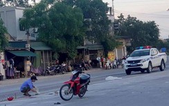 Va chạm với xe container, người phụ nữ chết thảm dưới bánh xe