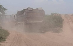 Xe quá khổ, quá tải hoạt động công khai tại cầu Hồ, Bắc Ninh