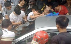 Thót tim giải cứu bé trai bị bố bỏ quên trên ô tô ở Quảng Ninh