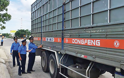 Bắt “nóng” nhiều xe cơi nới thành thùng, chở quá tải