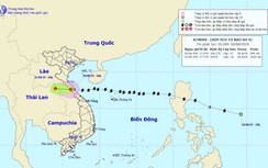 Bão Podul nhanh chóng suy yếu thành áp thấp gây mưa lớn diện rộng