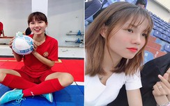 Nhan sắc như hoa khôi của nữ tuyển thủ Việt Nam vừa vô địch AFF Cup