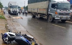 CSGT truy đuổi xe container cán chết người rồi bỏ chạy