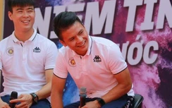 Quang Hải, Văn Hậu lần đầu truyền cảm hứng trước hàng trăm học sinh