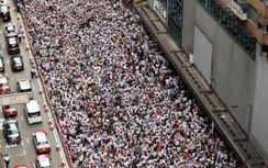 Biểu tình gây gián đoạn sân bay ở Hồng Kông đã bị chặn