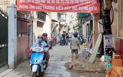Dân đập nhà hiến “đất vàng” mở rộng hẻm