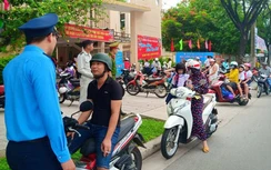 “Tổng lực” đảm bảo ATGT cổng trường học