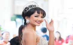 Chán tóc dài, hoa hậu H'Hen Niê lại để tóc tém và khoe vòng một căng đầy