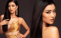 Á hậu Kiều Loan "đốt mắt" với đầm cắt xẻ táo bạo